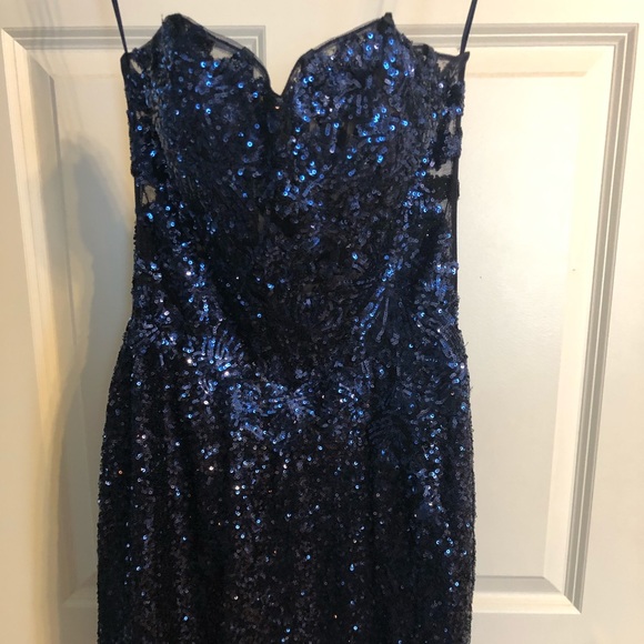 Navy Homecoming/Ball/Semi-formal Dress - Picture 4 of 6